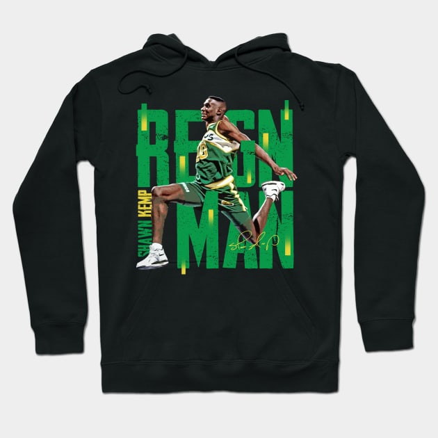 Shawn Kemp Hoodie by Juantamad